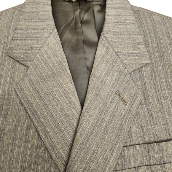 VINTAGE MENS LIGHT GREY KUPPENHEIMER BY WALTON SUIT SET - Picture 5 of 11